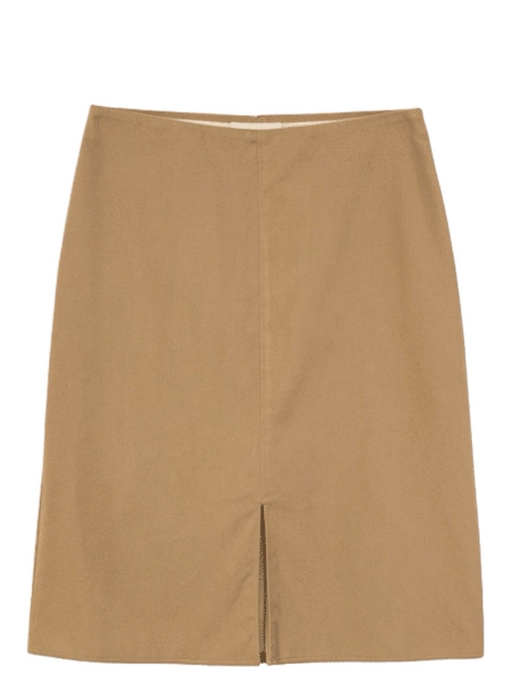 Vintage 90s Carolyn Bessette-Kennedy Style Beige Pencil Skirt, EUC